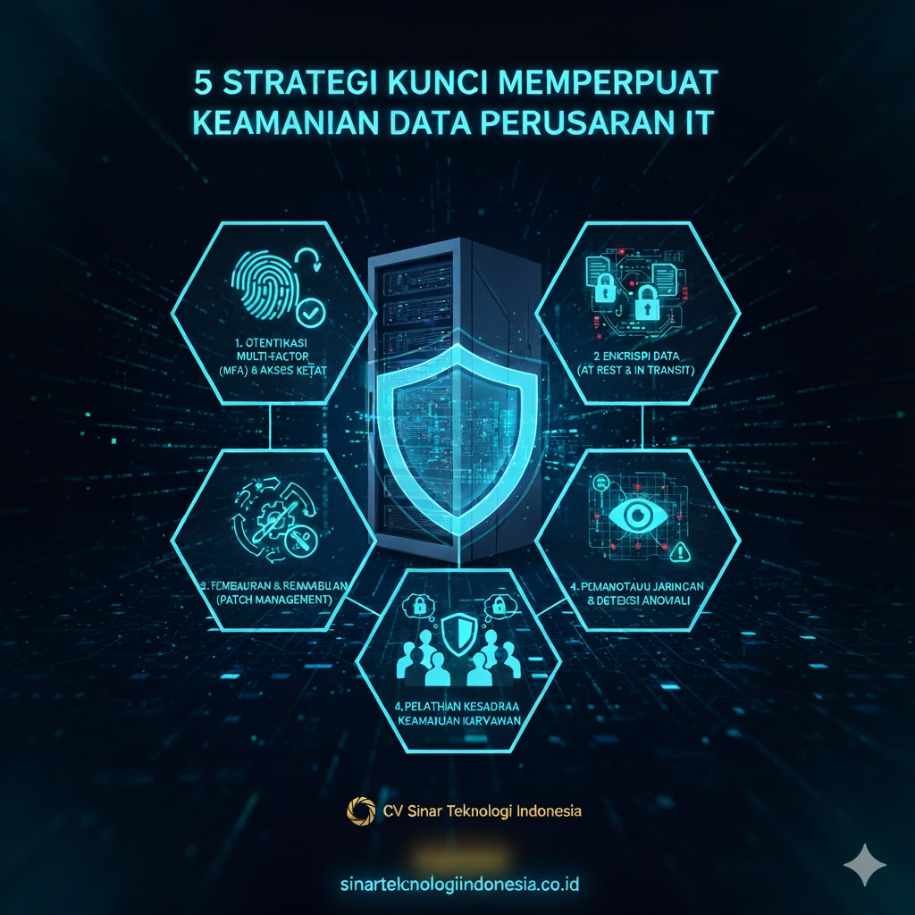 5 Strategi Wajib Keamanan Data Perusahaan IT: Lindungi Aset Digital Anda Hari Ini | Sinar Teknologi Indonesia