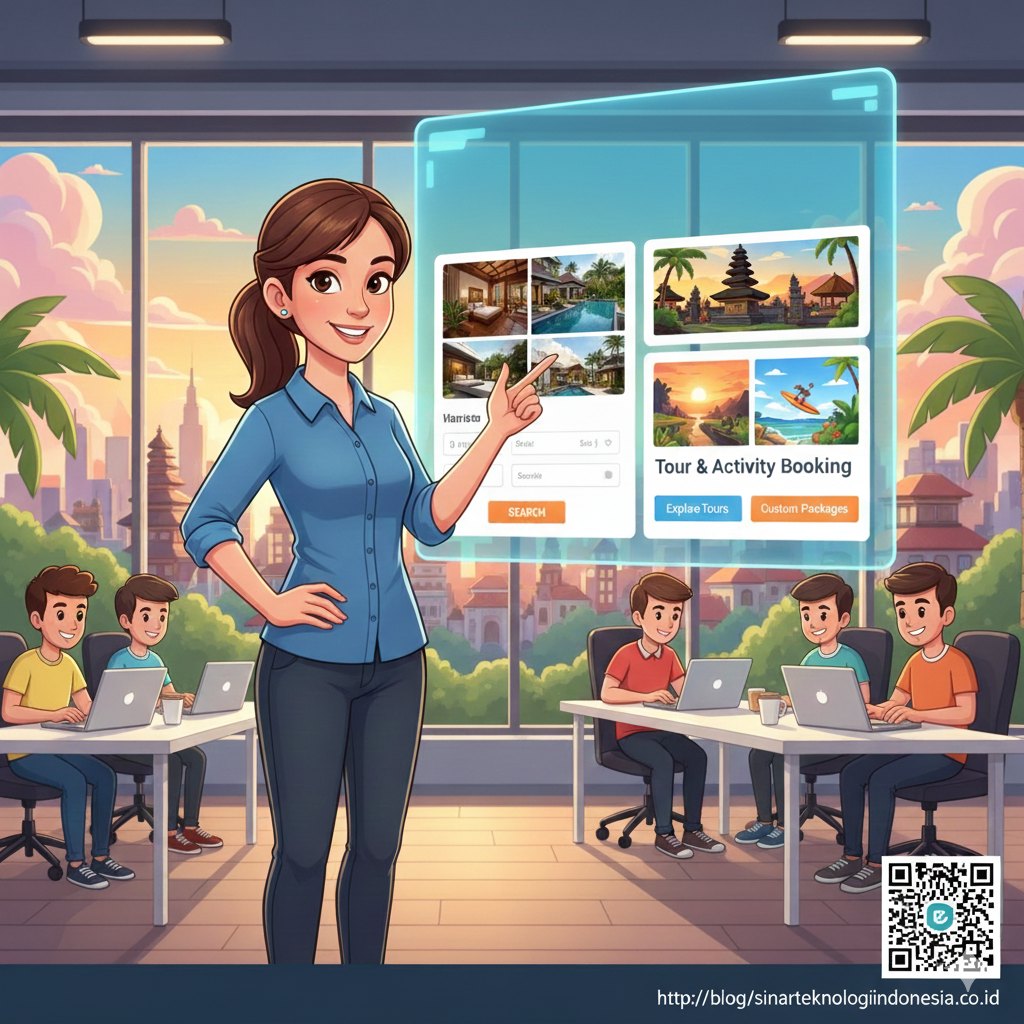 website travel denpasar: COMPLETE Guide Desain Booking Hotel & Wisata