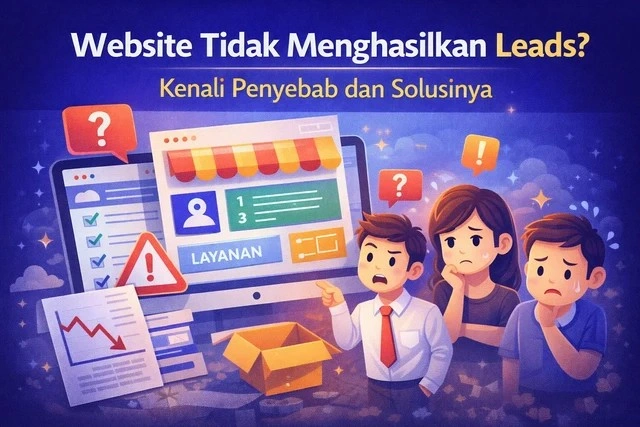 Website Tidak Menghasilkan Leads