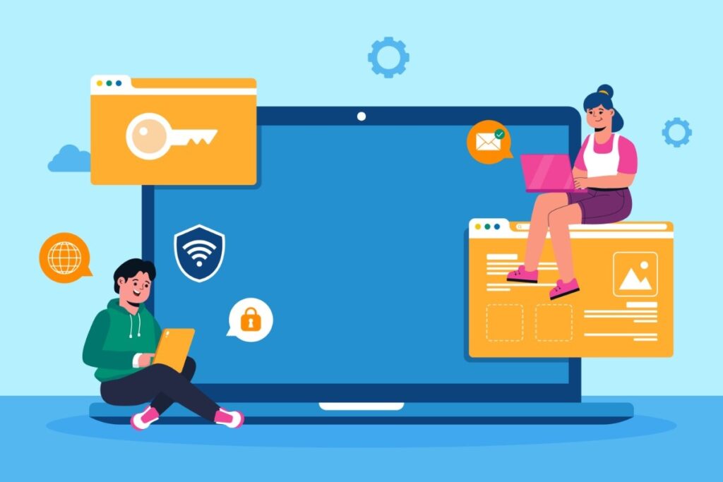 Implementasi sistem keamanan berlapis oleh layanan web IT terpercaya untuk aplikasi bisnis