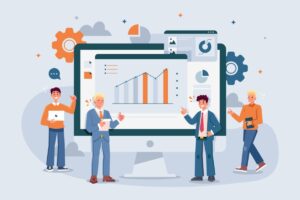 digitalisasi proses kerja menggunakan sistem digital perusahaan