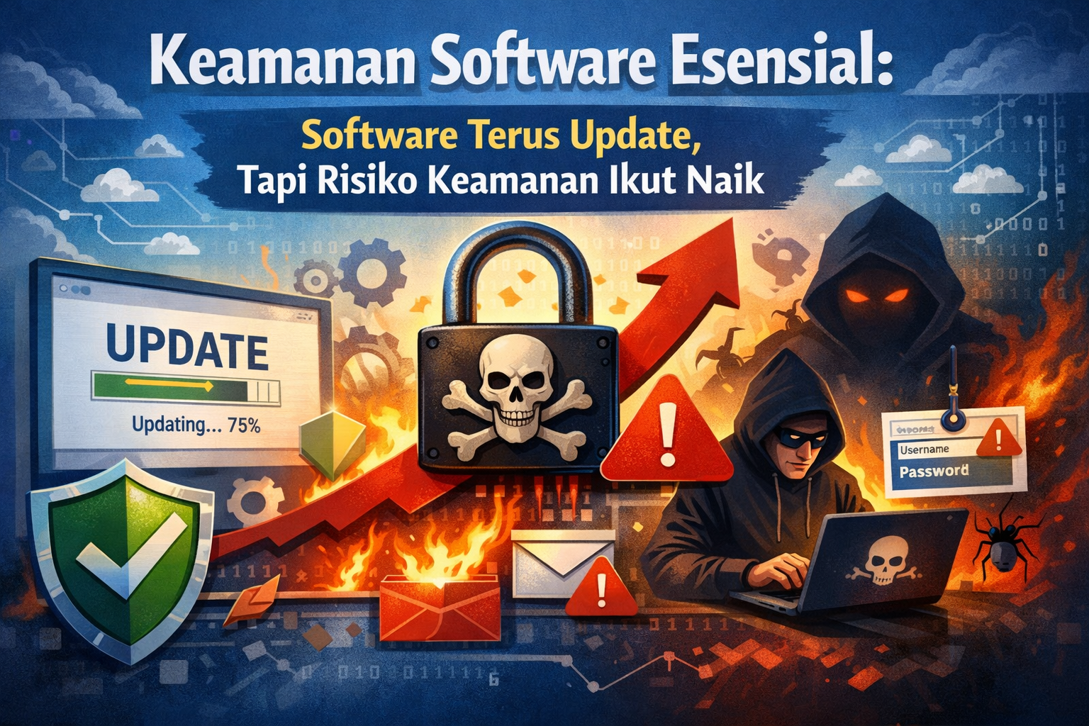 Waspada! Risiko Fatal Keamanan Software 2026: Mengapa Update Saja Tidak Cukup