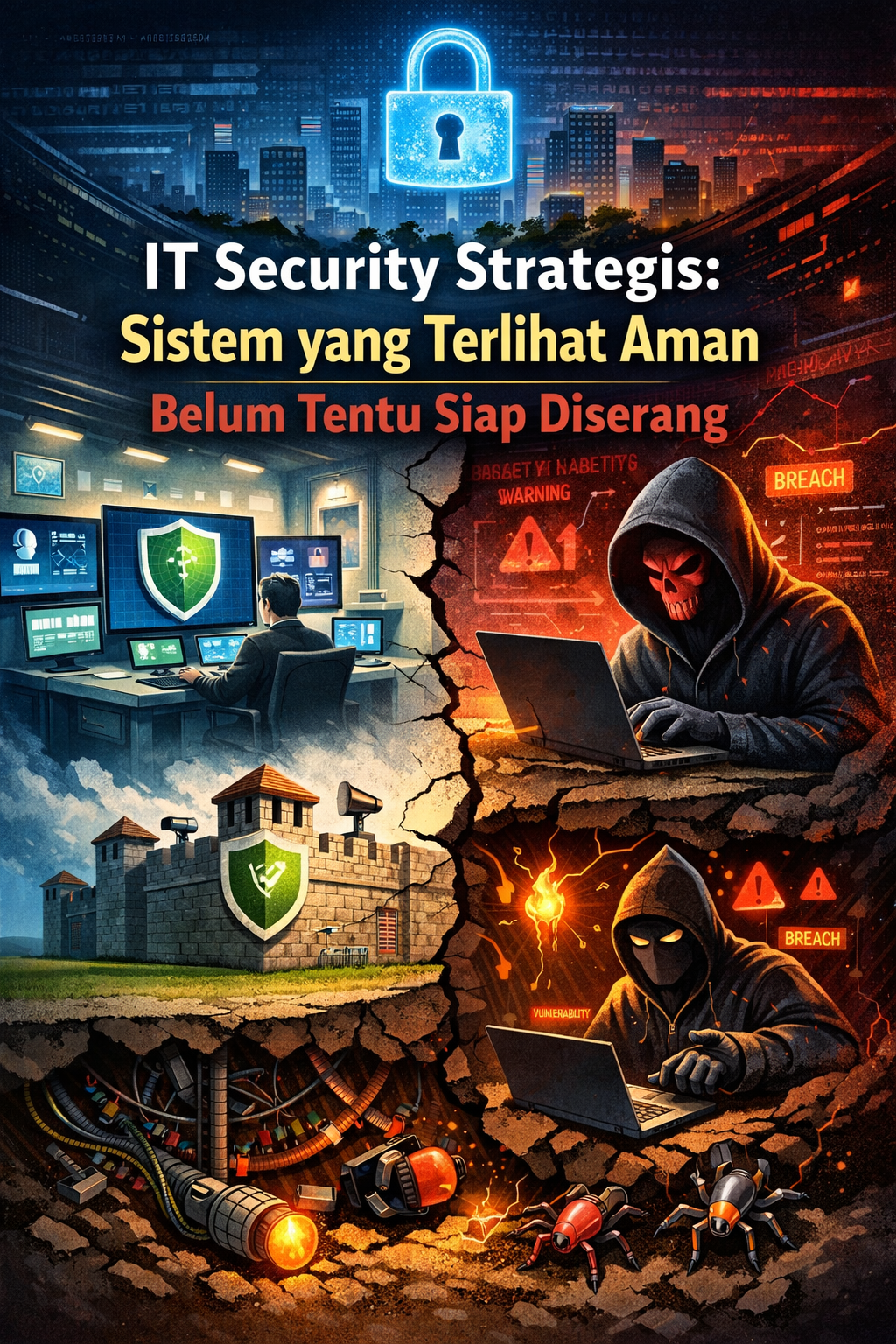 IT Security Strategis: Sistem yang Terlihat Aman Belum Tentu Siap Diserang 2026
