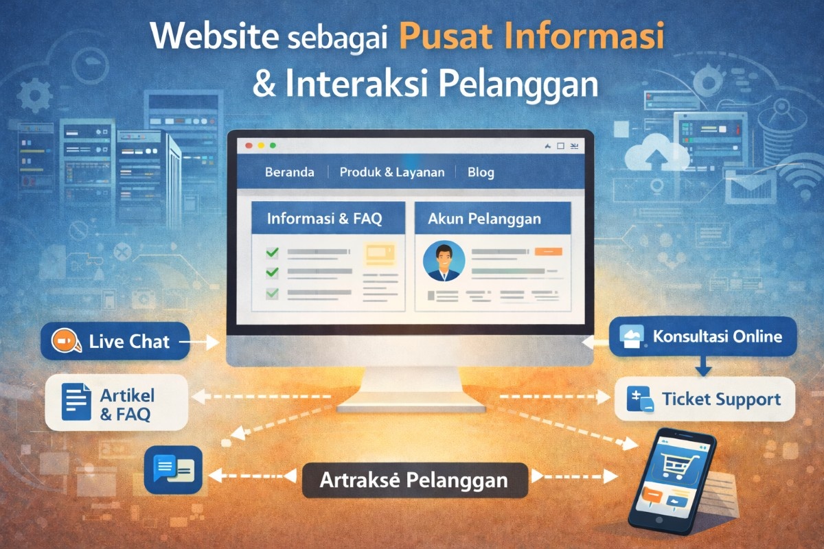 Website pusat informasi Strategis Smart untuk Meningkatkan Interaksi Pelanggan 2026