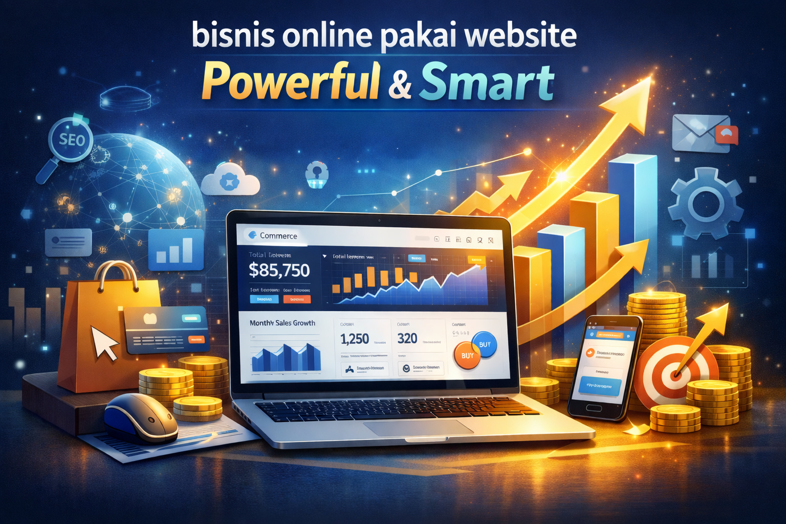 bisnis online pakai website Powerful & Smart untuk Pertumbuhan Bisnis yang Lebih Optimal dan Positif 2026