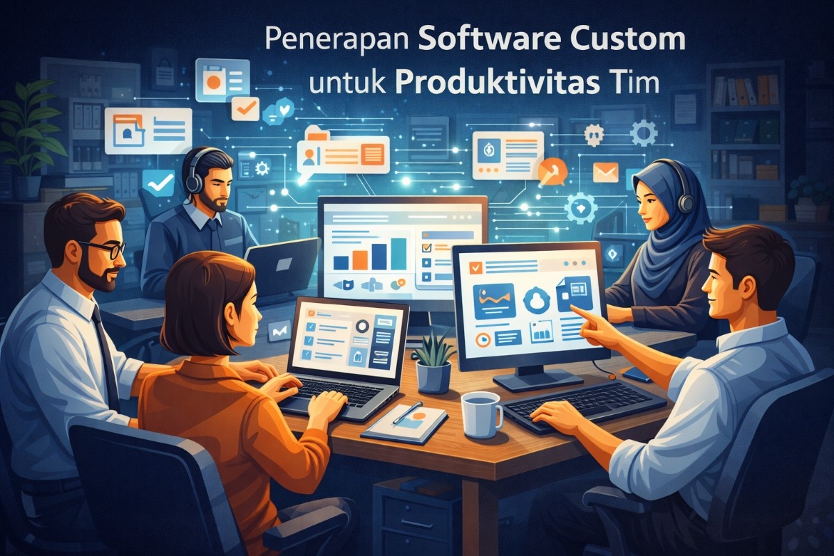 software custom Powerful & Efisien untuk Produktivitas Tim yang Lebih Optimal 2026
