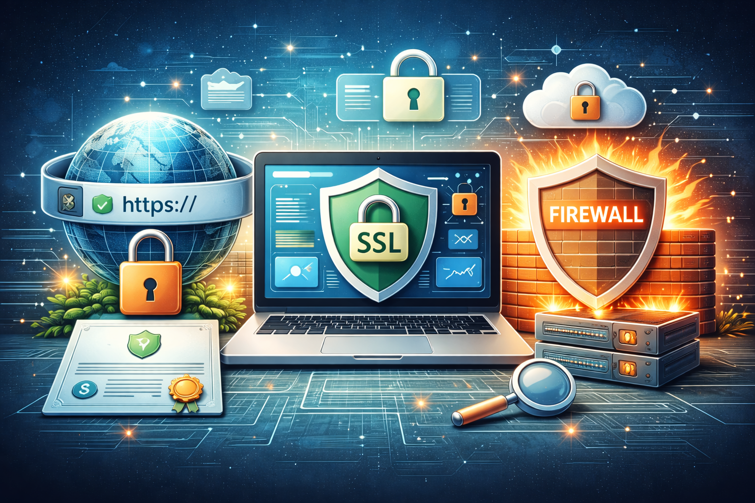 cara mengamankan website terbaik di Bali menggunakan SSL dan firewall
