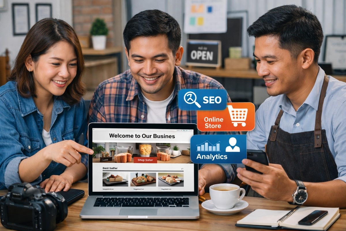 membenar kan website untuk usaha